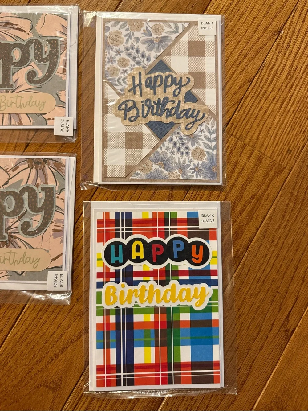 Handmade Birthday Greeting Cards – Blank Inside – Unique Designs Handmade